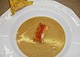 Maronensuppe mit R&auml;ucherlachs - Wan Tan und Stremellachs mit Pfefferkruste