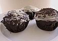 Schwarz - wei&szlig;e Muffins