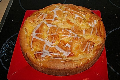 M&uuml;rbeteig Apfel - Vanille - Kuchen mit Streuseln