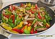 Geschnetzeltes mit Paprika