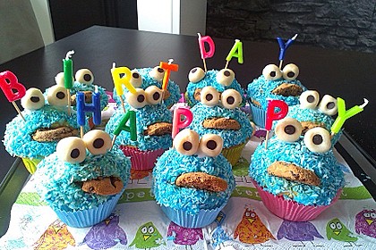 Krümelmonster Muffins 9