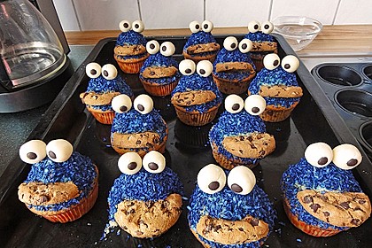 Krümelmonster Muffins 11