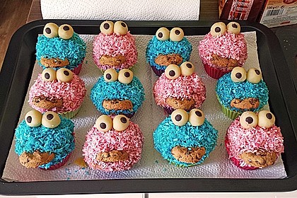 Krümelmonster Muffins 26