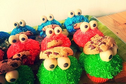 Krümelmonster Muffins 60