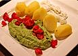 Avocado - Salsa an Pellkartoffeln