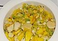 Jakobsmuschel - Mango - Fr&uuml;hlingszwiebel Salat