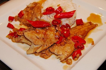 Gegrilltes Kabeljaufilet mit Chilimarinade 1