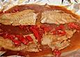 Gegrilltes Kabeljaufilet mit Chilimarinade