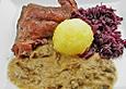 Kaninchen, geschmort