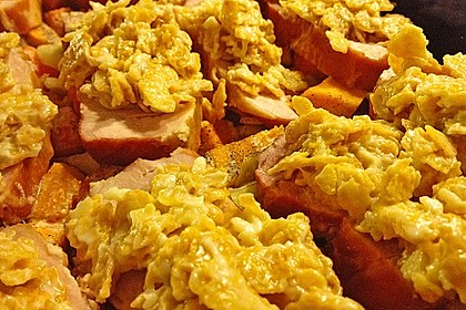K&uuml;rbis - M&ouml;hrengem&uuml;se mit Kasselerkotelett