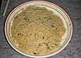 Vollkornspaghetti mit Basilikum