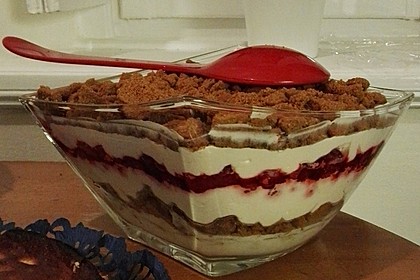 Himbeerdessert mit Spekulatius 5