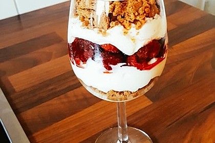 Himbeerdessert mit Spekulatius 3