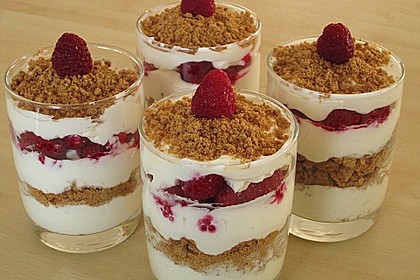 Himbeerdessert mit Spekulatius 2