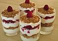 Himbeerdessert mit Spekulatius