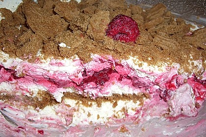 Himbeerdessert mit Spekulatius 63