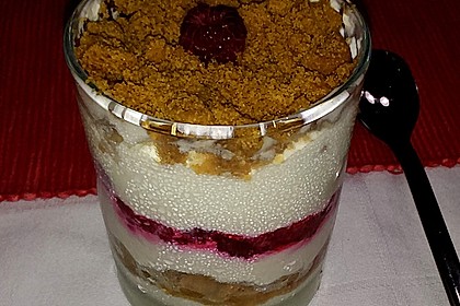 Himbeerdessert mit Spekulatius 39