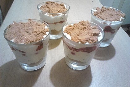 Himbeerdessert mit Spekulatius 61
