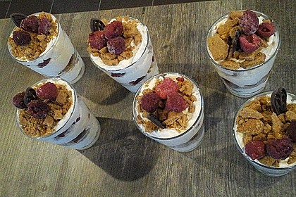 Himbeerdessert mit Spekulatius 56