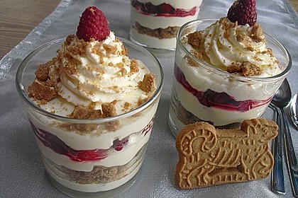 Himbeerdessert mit Spekulatius 6