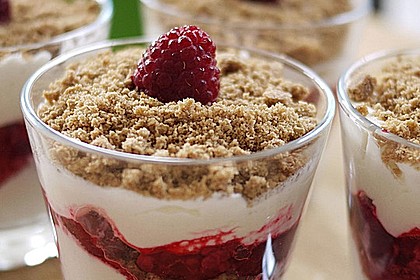 Himbeerdessert mit Spekulatius 1