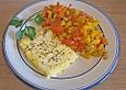 Mediterranes Paprikagem&uuml;se mit Grillk&auml;se