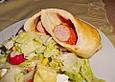 Gebackene Hotdogs