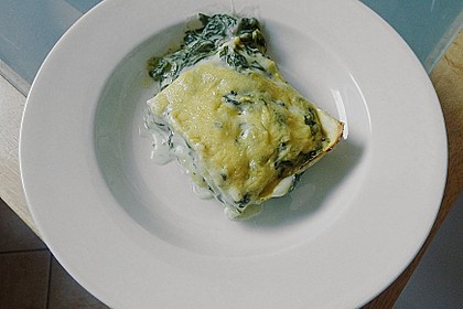 Spinat - Gorgonzola - Lasagne 1