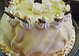 Roros schnelle Marzipan - Sahne - Kuppeltorte
