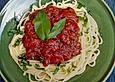 Pasta mit Muscheln in Tomatenso&szlig;e