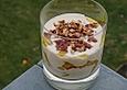 Gebratene Ananas in Joghurt - Honig - So&szlig;e