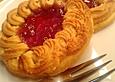 Pfauenaugen mit Marzipan und dreierlei F&uuml;llung