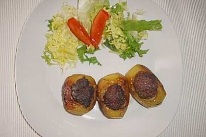 Gef&uuml;llte Kartoffeln mit Hack 1