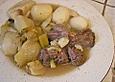 Geschmorte Lamm- oder Schweinestelzen mit Fenchel und Pfeffer
