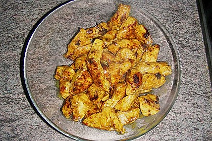 Marinade für Hühner- oder Putenfleisch zum Raclette 5
