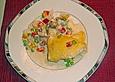 &Uuml;berbackene Schnitzel mit Gem&uuml;se