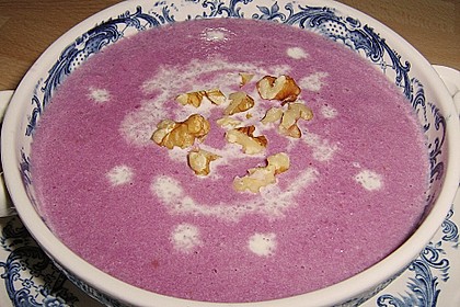 Rotkohl - Walnuss - Suppe 1