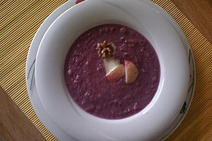 Rotkohl - Walnuss - Suppe 8