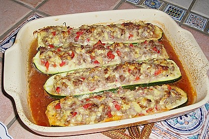 Zucchini lecker gef&uuml;llt