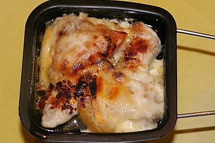 Raclette mit H&auml;hnchenbrustfilets 1