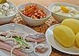 Rauchmatjes mit drei Dips