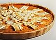 K&uuml;rbis - Ziegenk&auml;se Quiche mit Curry