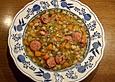 Wei&szlig;e Bohnen - Suppe oder "G&auml;nsefutter" nach Uromas Art