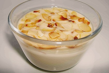 Mandel - Panna Cotta, Pfeffereis und Zitrusfr&uuml;chteragout 1