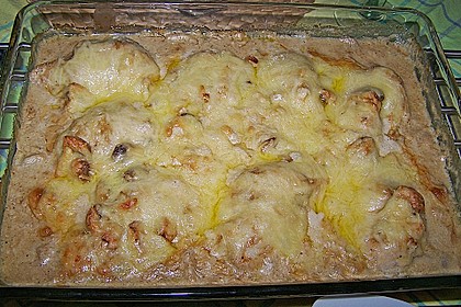 Putenschnitzel mit Champignonkruste &uuml;berbacken 2