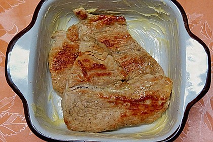 Putenschnitzel mit Champignonkruste &uuml;berbacken 20