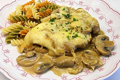 Putenschnitzel mit Champignonkruste &uuml;berbacken 22
