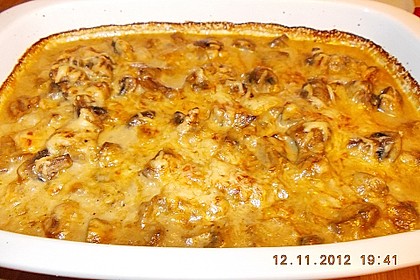 Putenschnitzel mit Champignonkruste &uuml;berbacken 25