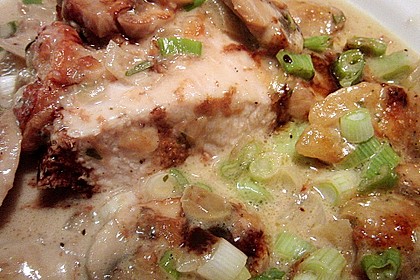 Putenschnitzel mit Champignonkruste &uuml;berbacken 27