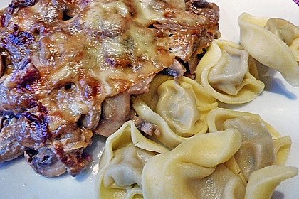 Putenschnitzel mit Champignonkruste &uuml;berbacken 29
